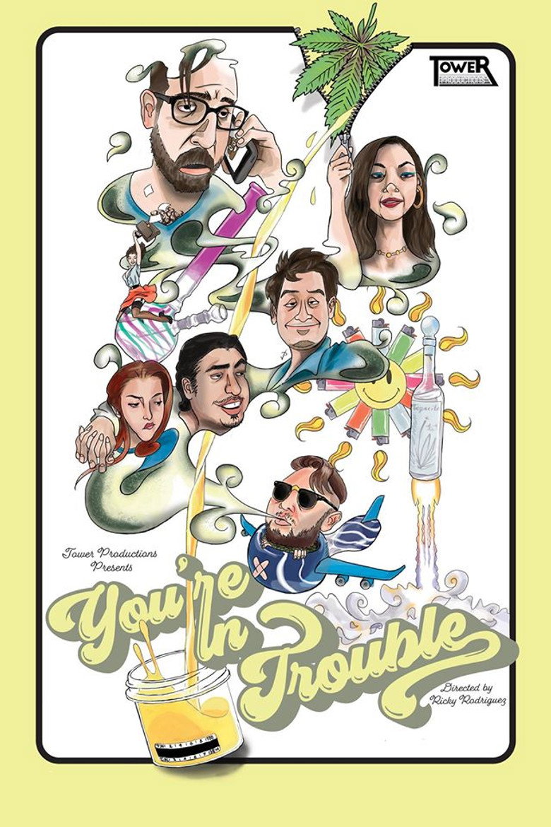 You're in Trouble poster background