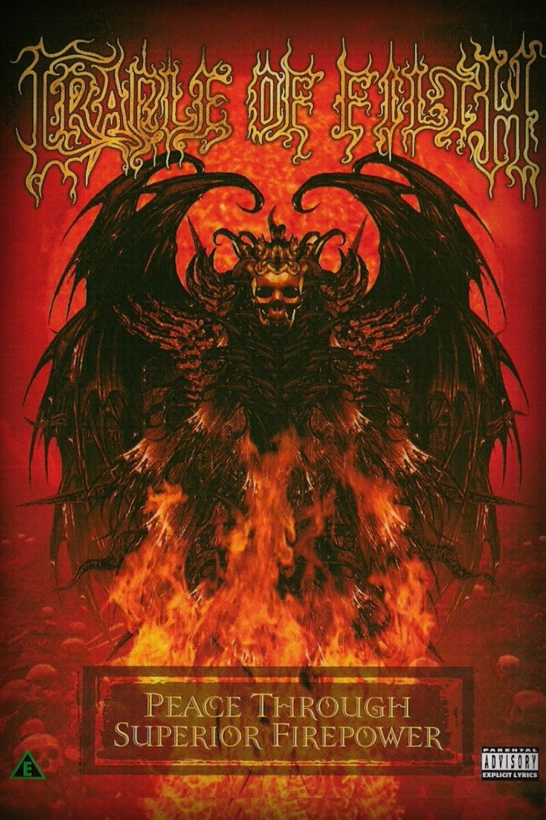 Cradle Of Filth: Peace Through Superior Firepower poster background