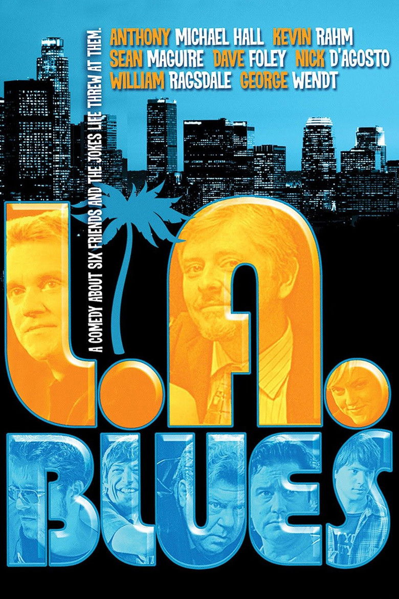 LA Blues poster background