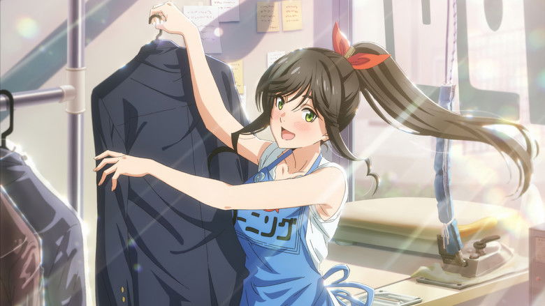 Sunlight catching the steam