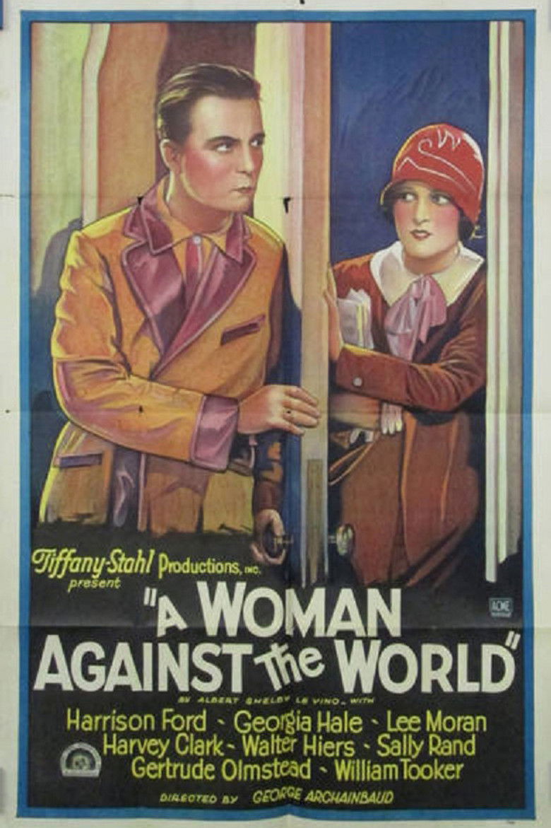 A Woman Against the World poster background