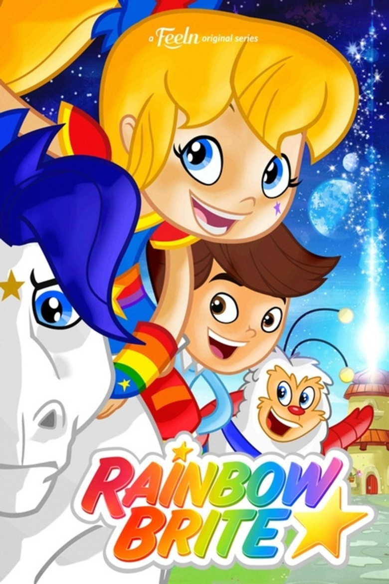 Rainbow Brite poster background