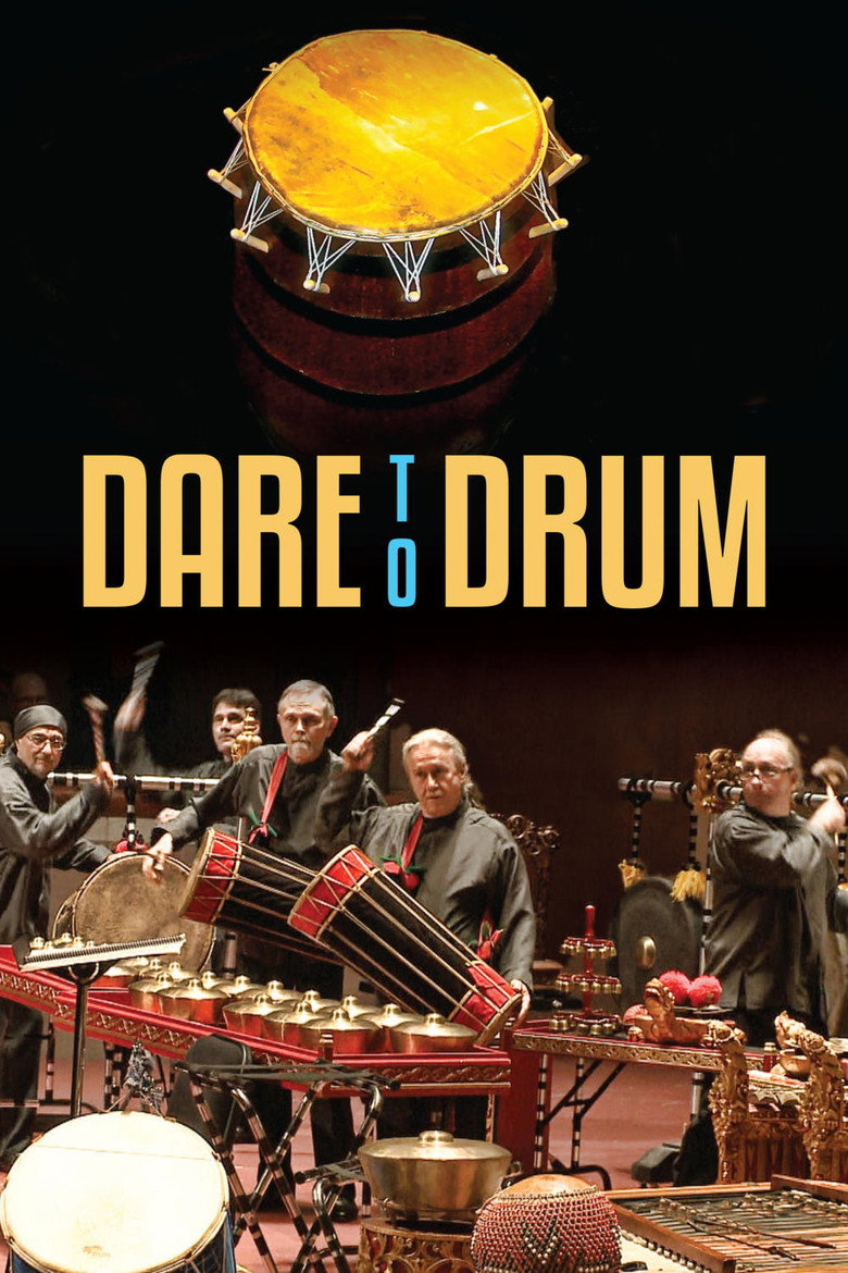 Dare to Drum poster background