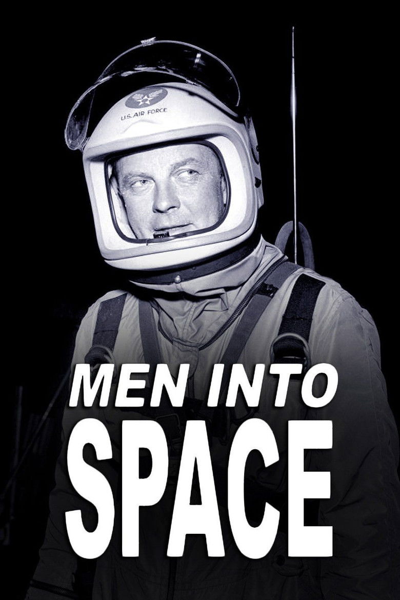 Men Into Space poster background