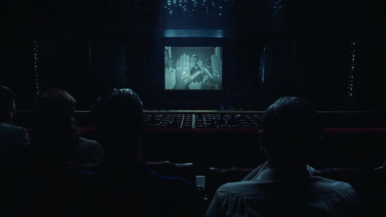 William Lee and Eugene Allerton share a tense, intimate moment in a cluttered, vintage-styled apartment that reflects the chaotic inner state of the characters.