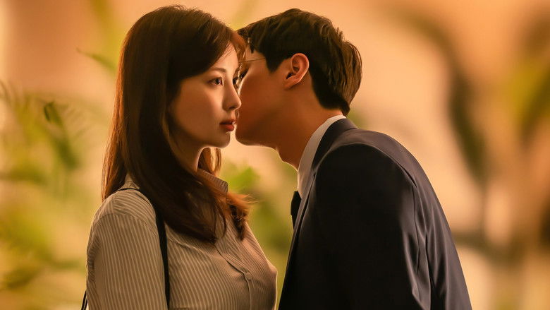 A close-up of Ji-woo and Ji-hoo sitting side by side, their expressions a mix of curiosity and hesitation, the tension between them almost palpable.