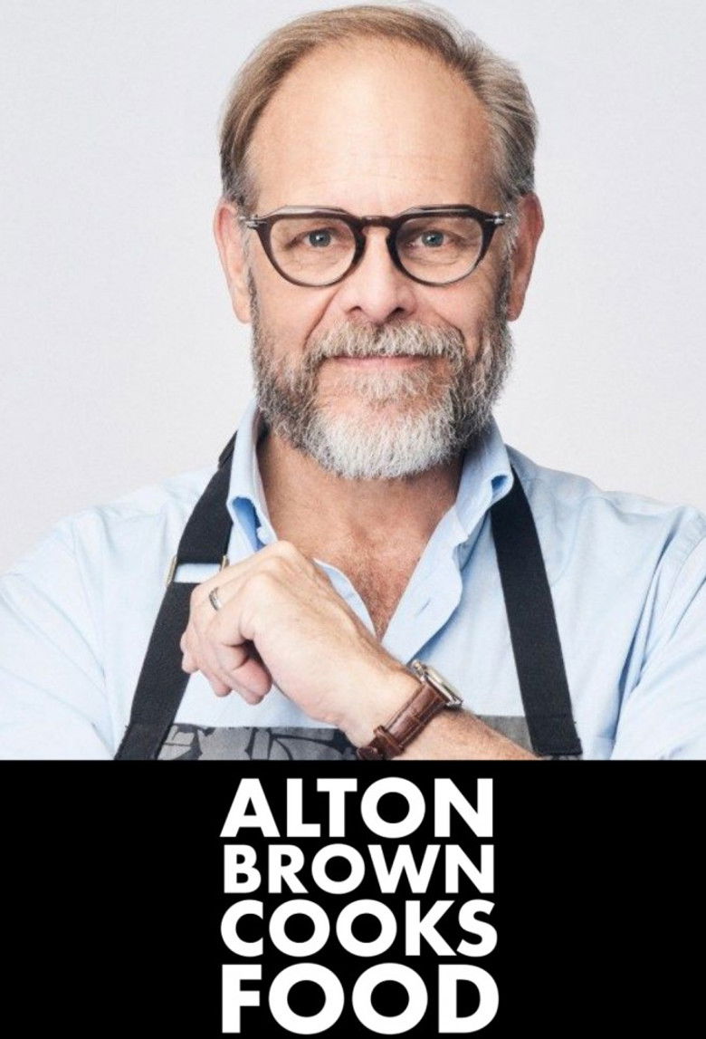 Alton Brown Cooks Food poster background