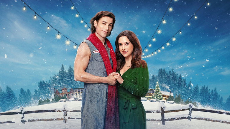 Kathy and Jack the snowman standing in a snowy forest, their breath visible in the cold air