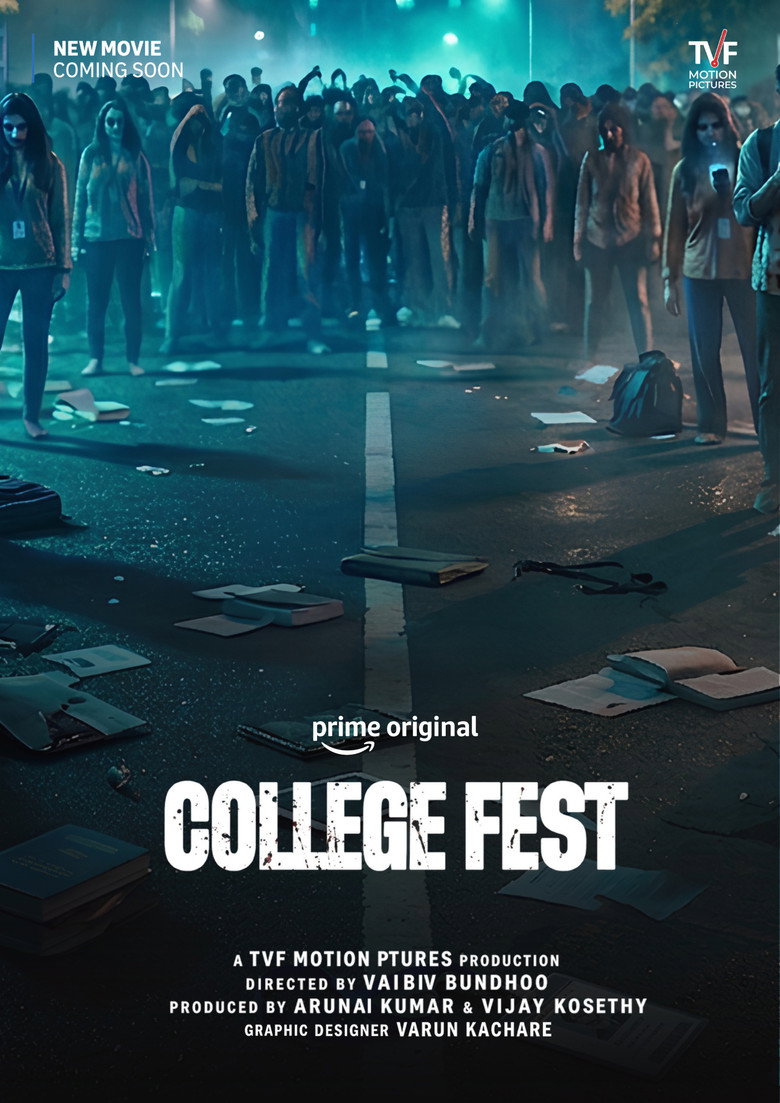 College Fest poster background