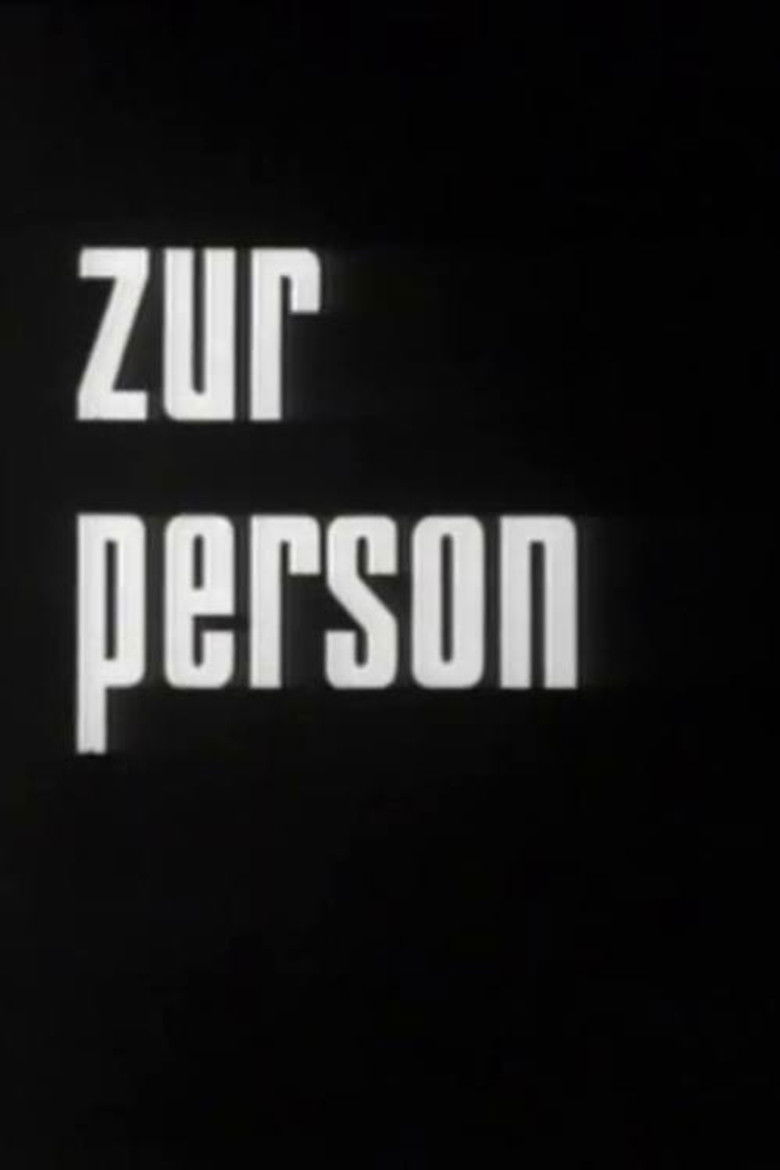 Zur Person poster background
