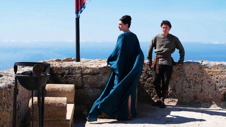 Odysseus stranded on the beach