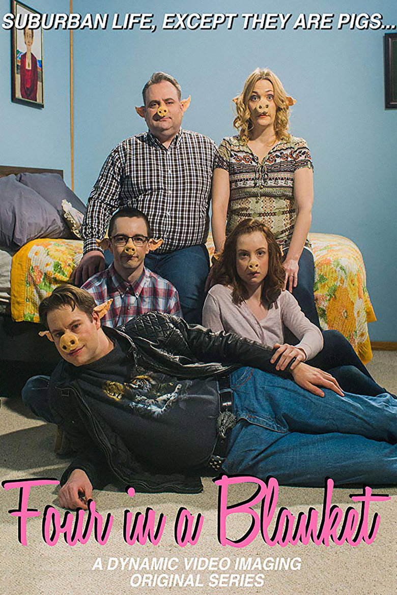 Four in a Blanket poster background