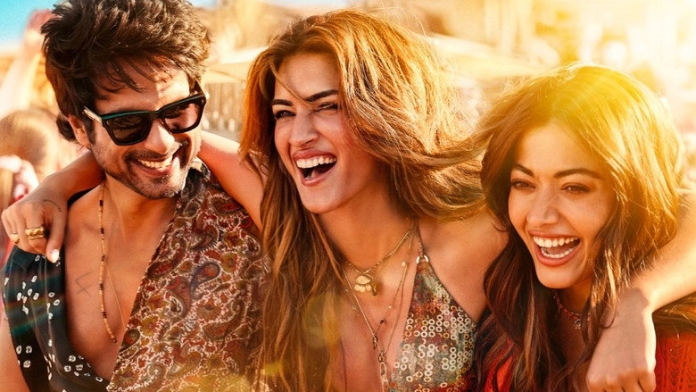 A sun-drenched Sicilian piazza, where the trio’s reunion unfolds in a haze of golden light and lingering glances.