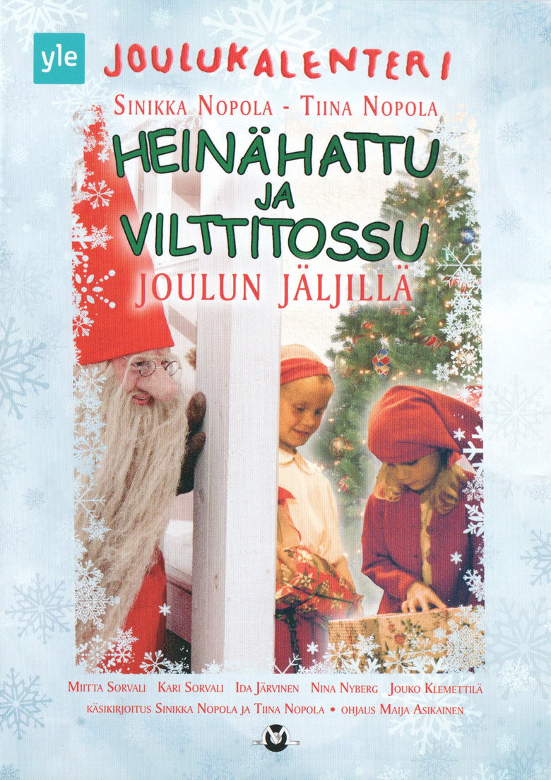 Joulukalenteri: Heinähattu ja Vilttitossu joulun jäljillä poster background