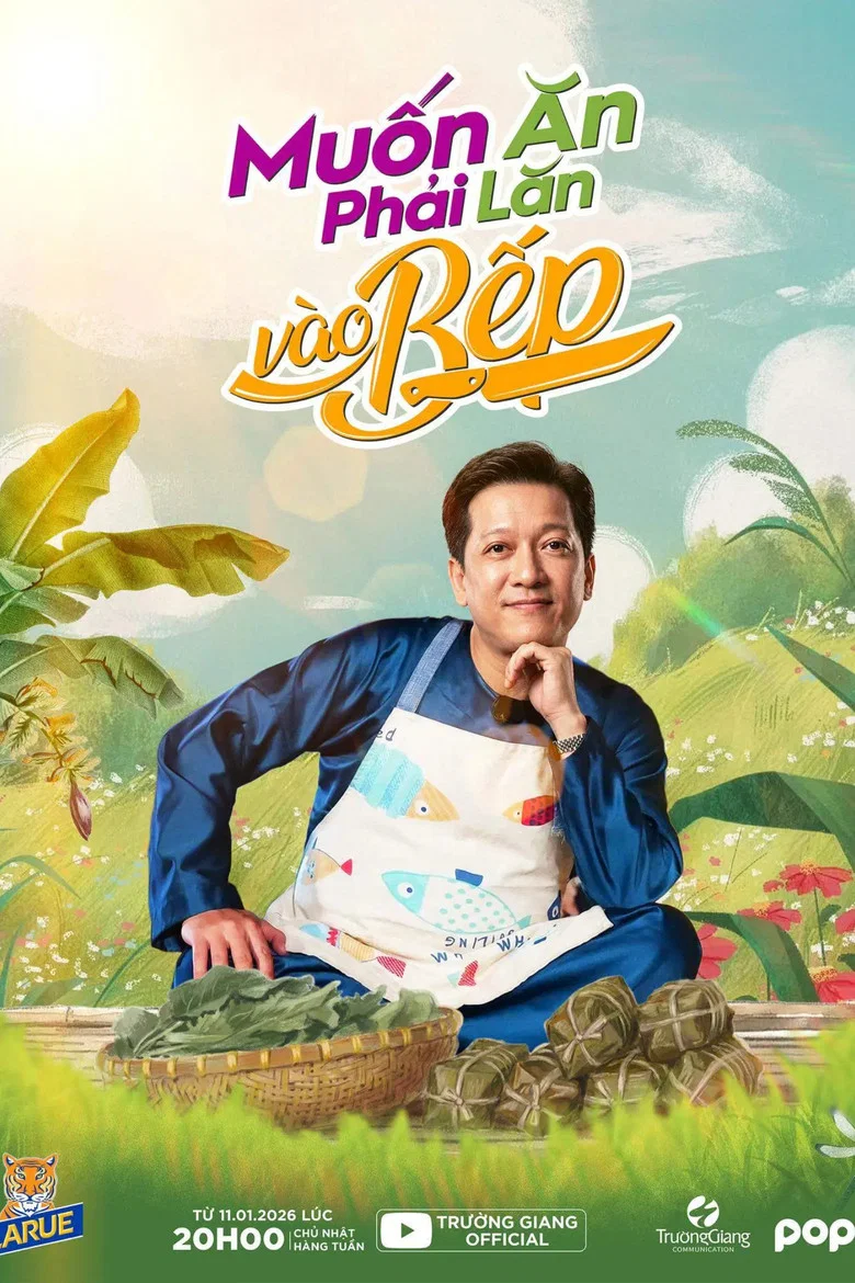 Muốn Ăn Phải Lăn Vào Bếp poster background