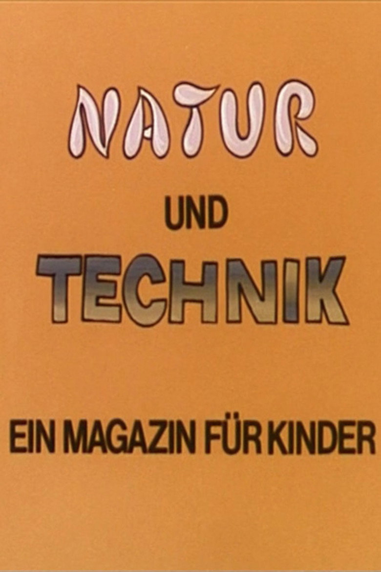 Natur und Technik poster background