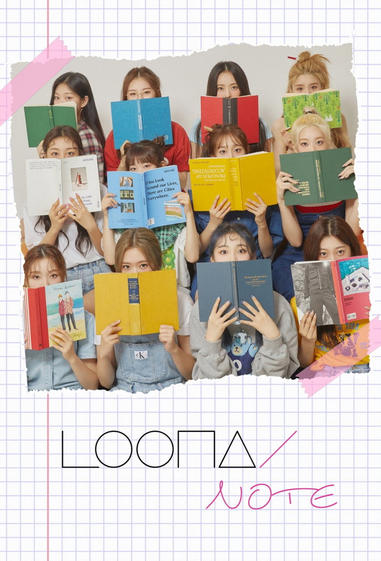 LOONA NOTE poster background