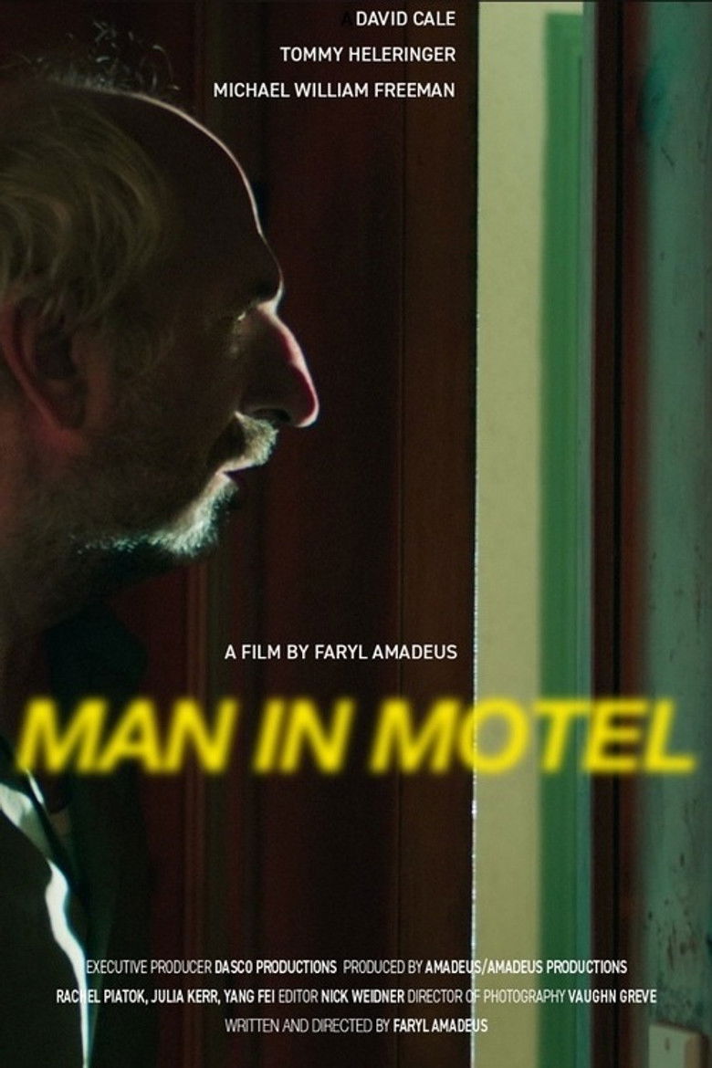 Man in Motel poster background