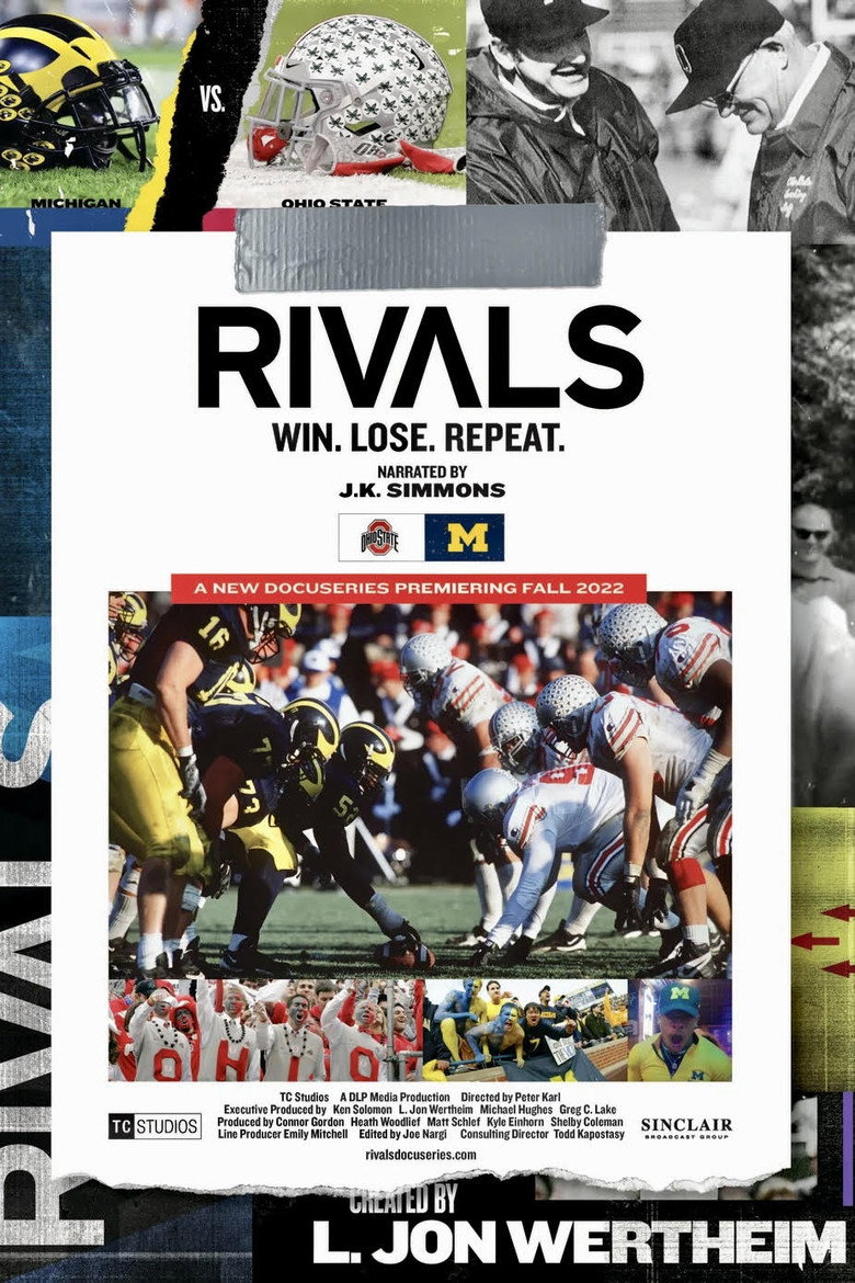Rivals: Ohio State vs. Michigan poster background