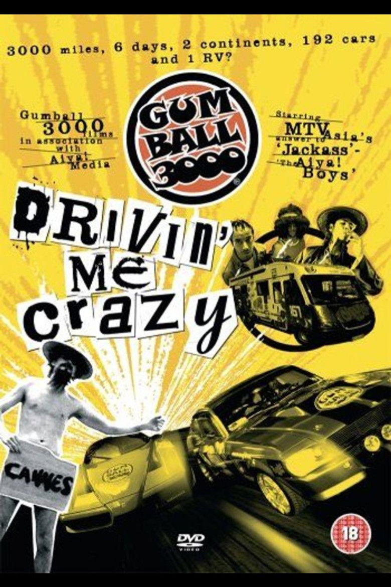 Gumball 3000: Drivin' Me Crazy poster background