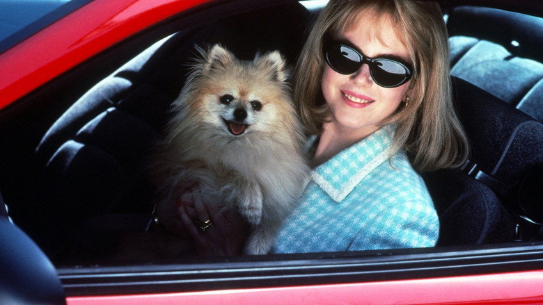 Suzanne Stone, in a bright blue blazer, stares directly into the camera with a smile that doesn’t reach her eyes.