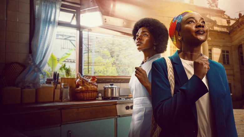 Maria staring out a window, contemplating her future