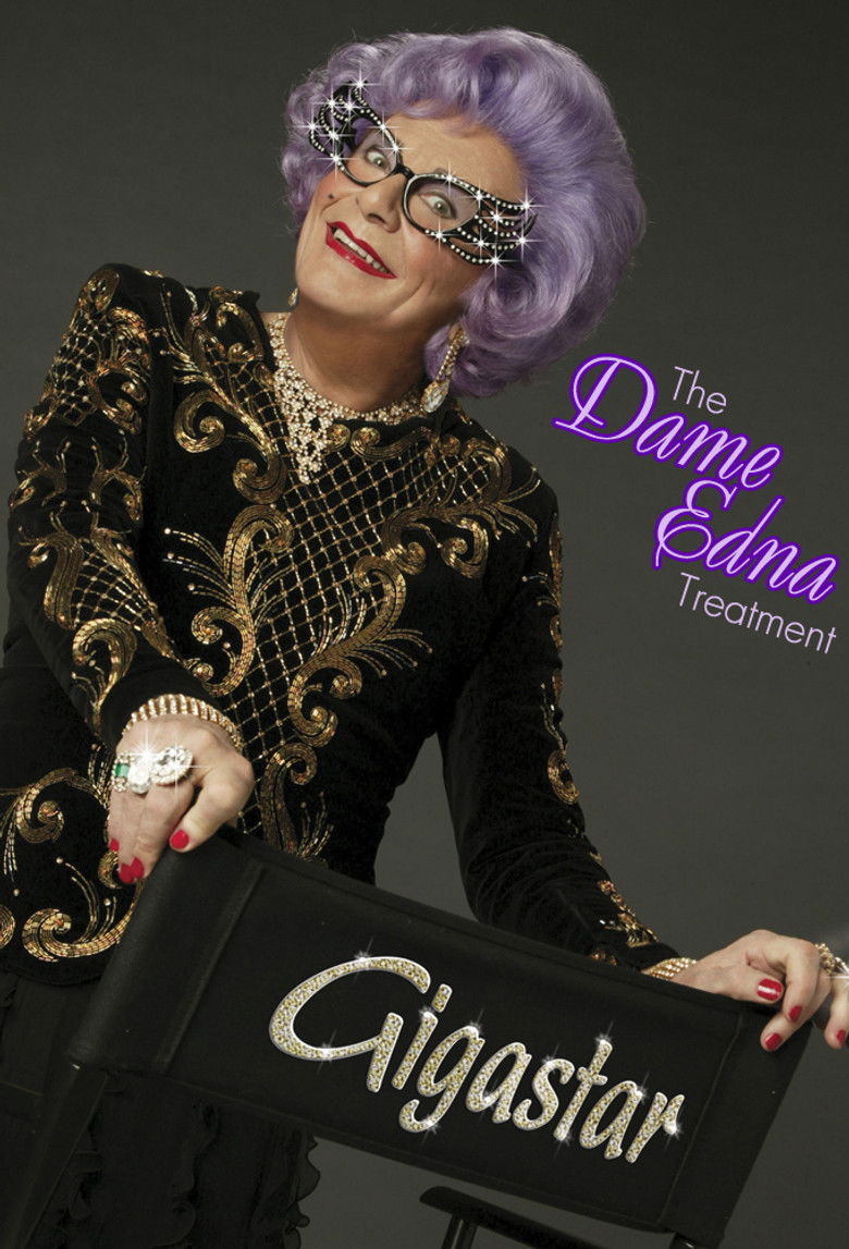 The Dame Edna Treatment poster background