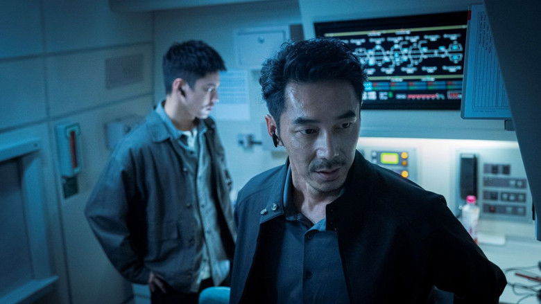 The chaotic evacuation at the station