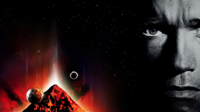 The Martian landscape with the iconic red dust and strange architecture