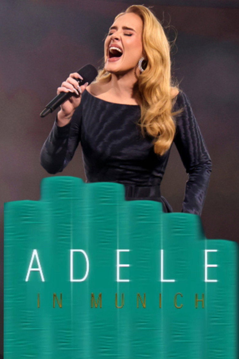 Adele in munich poster background