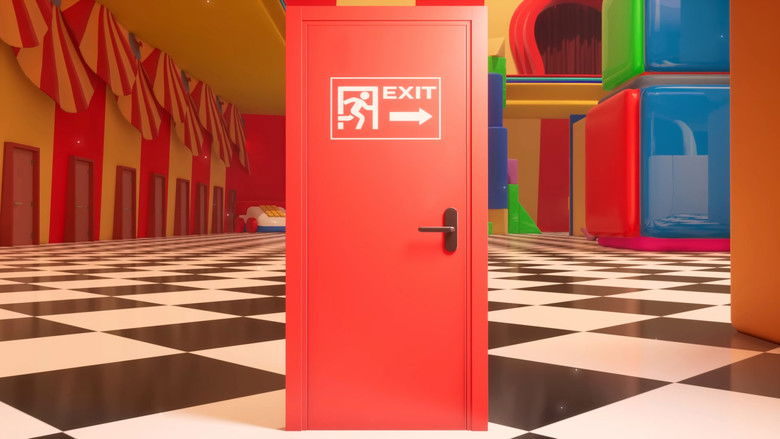 Caine, the ringmaster, gesturing wildly in the digital space