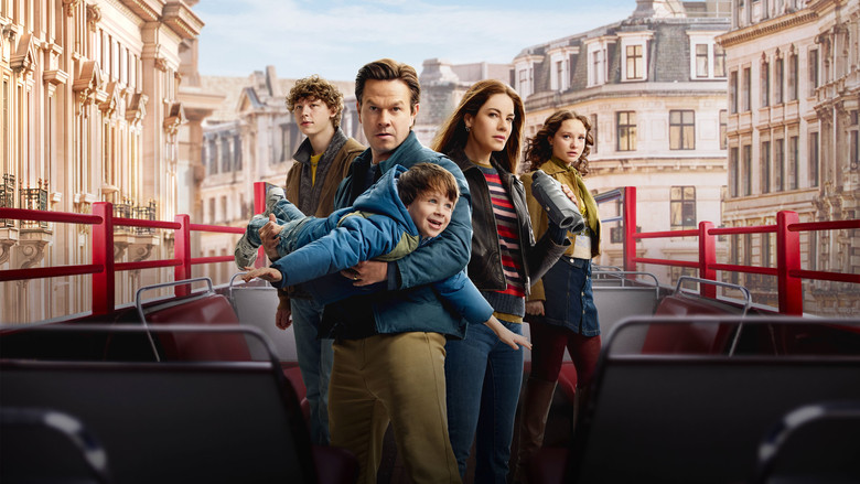 A scenic European vista setting the stage for holiday chaos