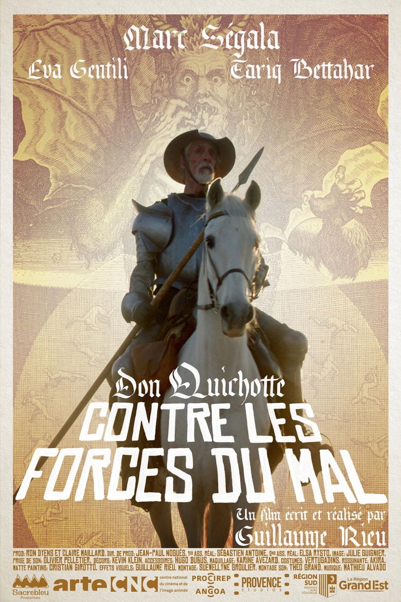 Don Quichotte contre les forces du mal poster background