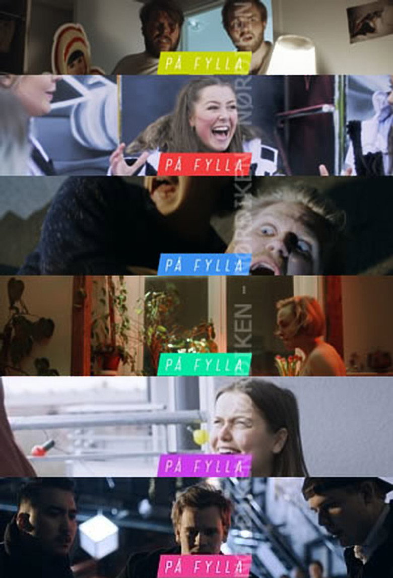 På fylla poster background