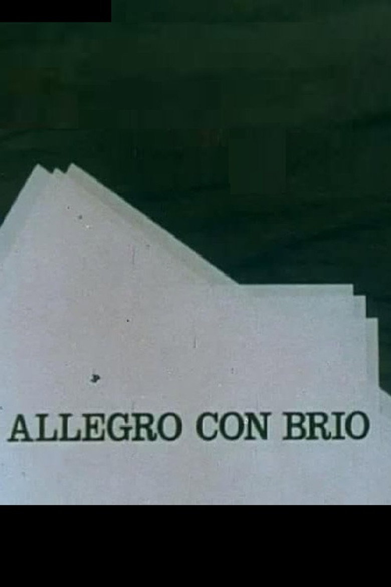 Allegro con brio poster background