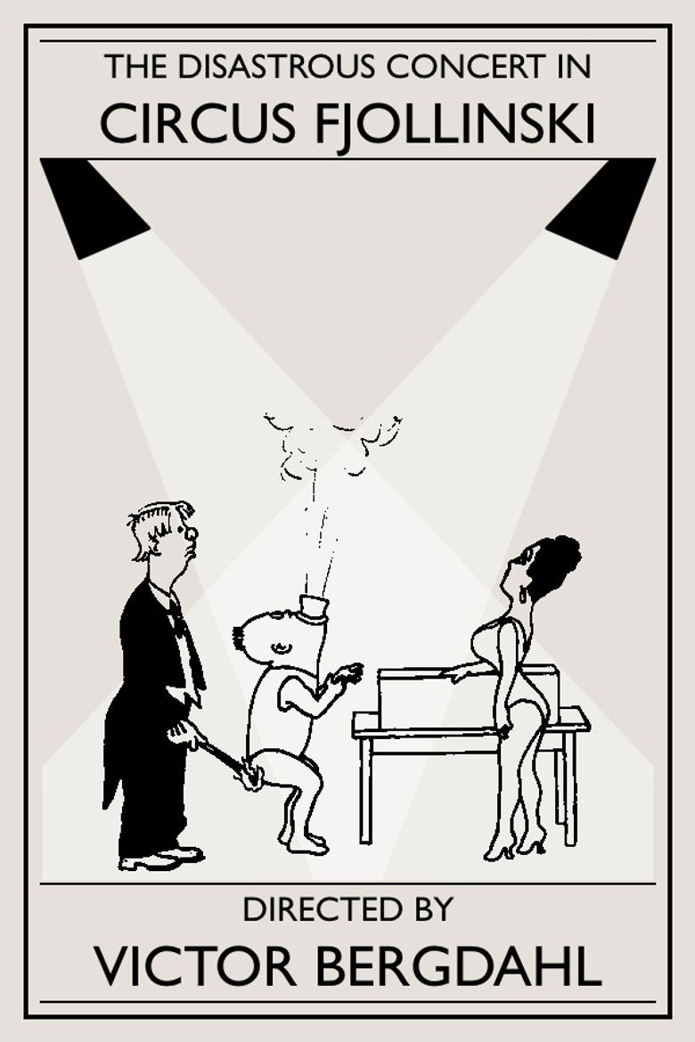 The disastrous concert in Circus Fjollinski poster background