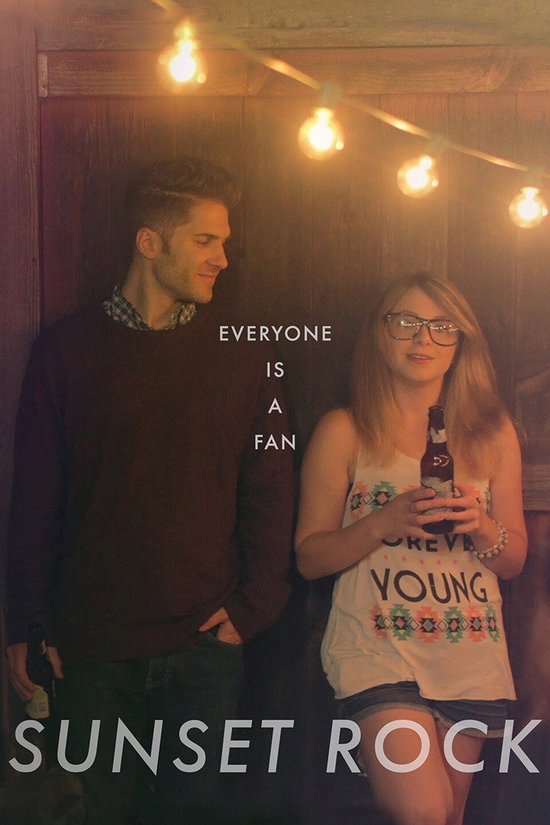 Sunset Rock poster background