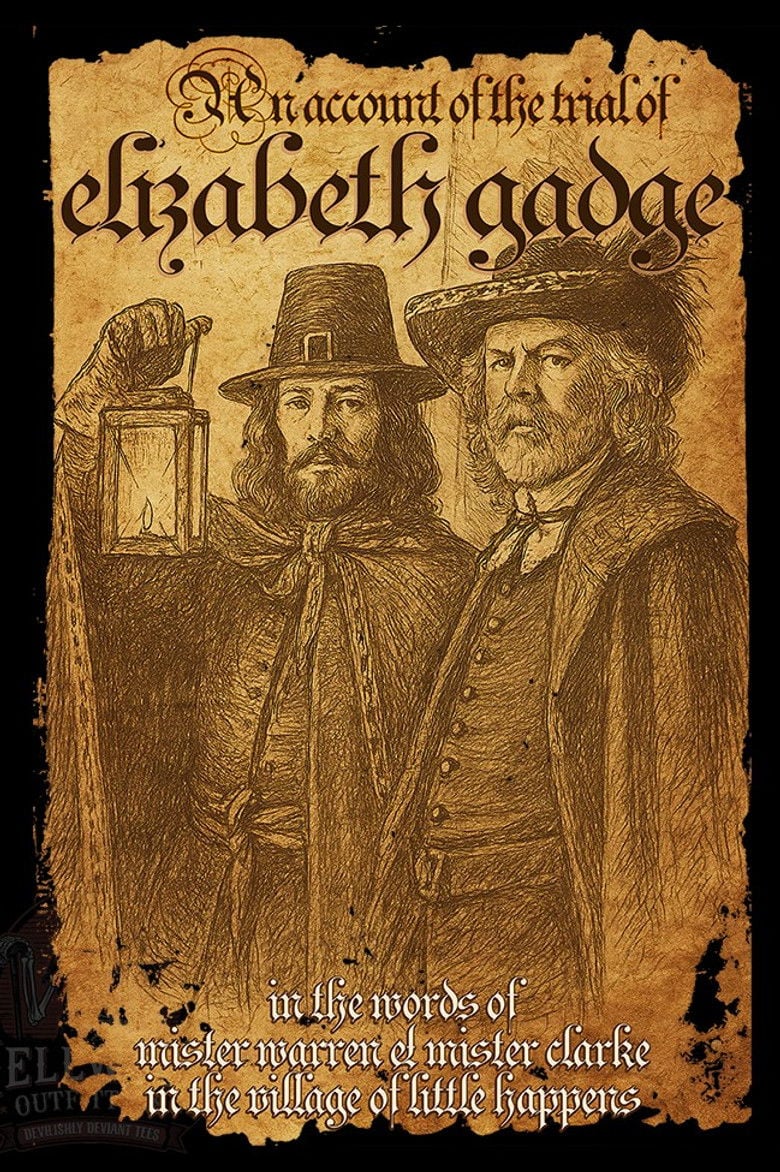 The Trial of Elizabeth Gadge poster background