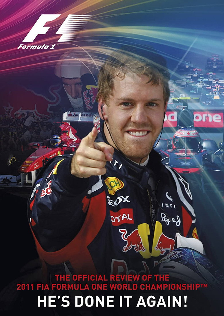 He's Done It Again: The Official Review Of The 2011 FIA Formula One World Championship poster background