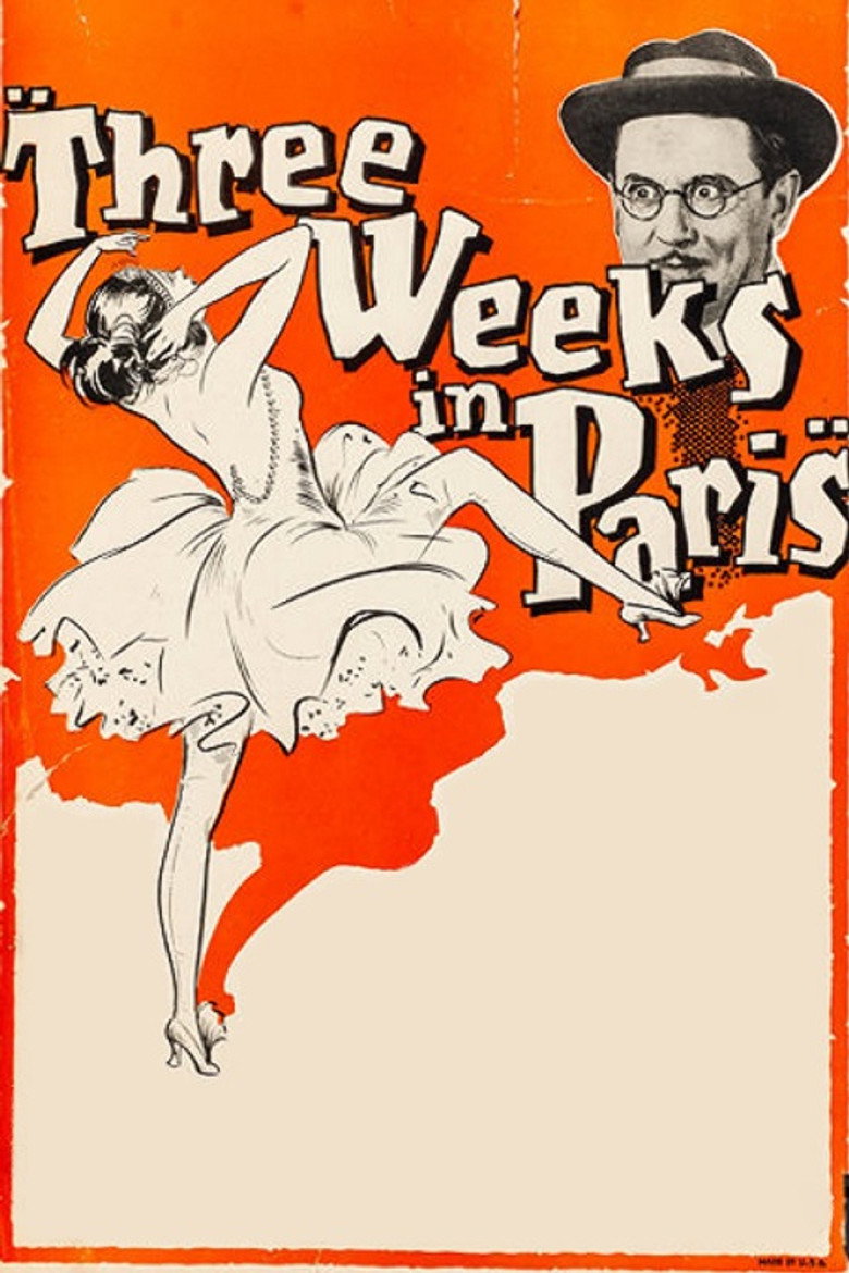 Three Weeks in Paris poster background