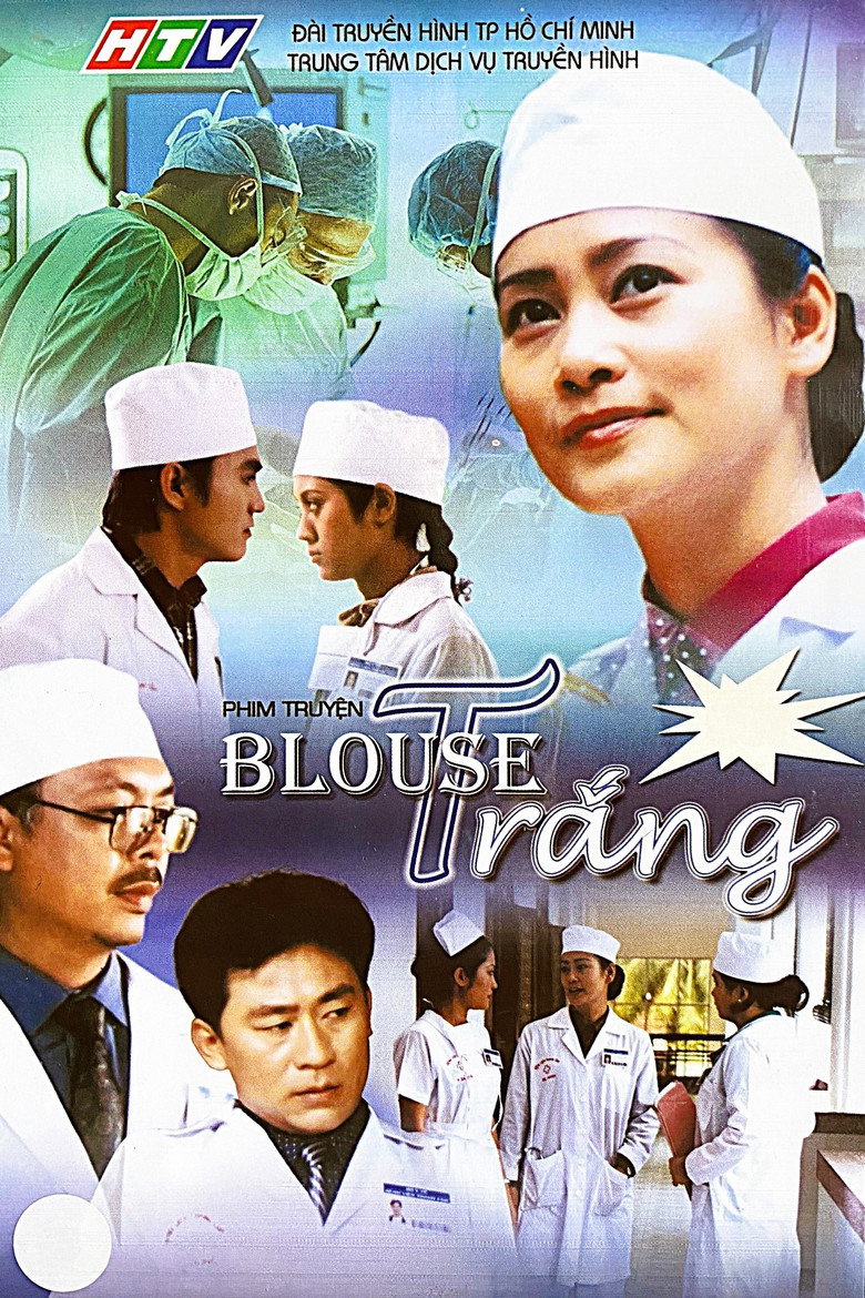Blouse trắng poster background