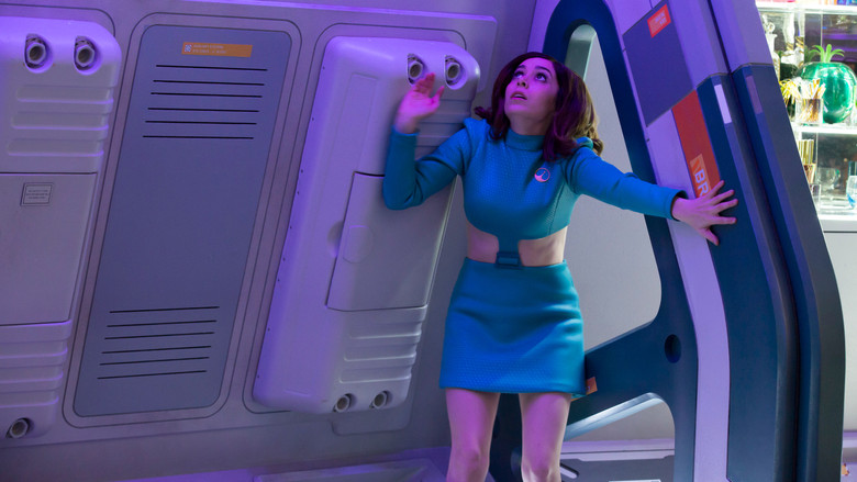 A sterile futuristic interface projects data across a dark backdrop