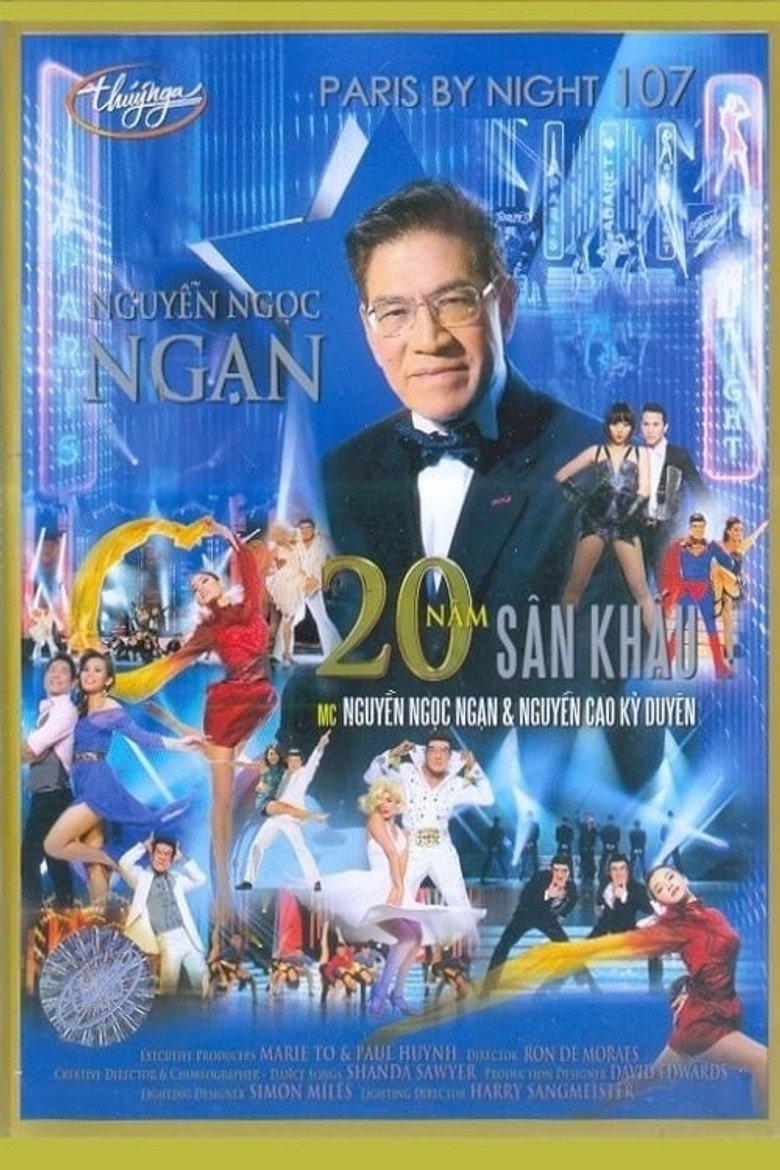 Paris by Night 107: Nguyễn Ngọc Ngạn 20 Năm Sân Khấu poster background