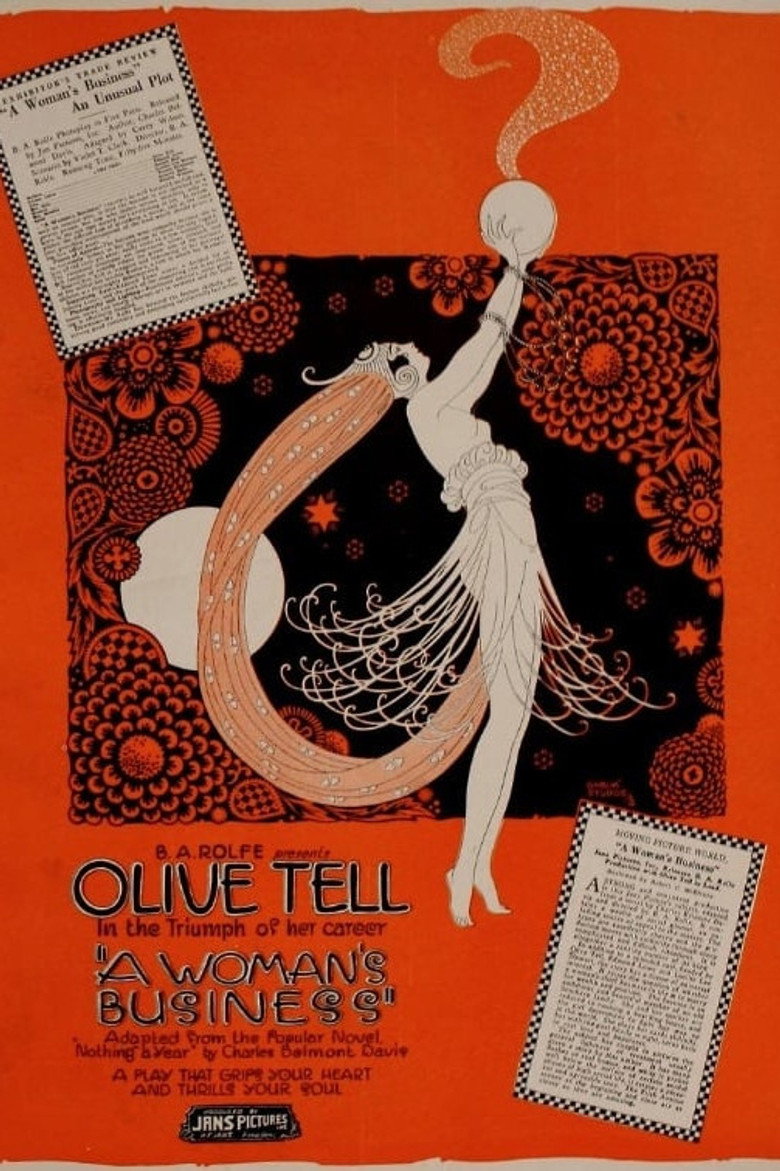 A Woman's Business poster background