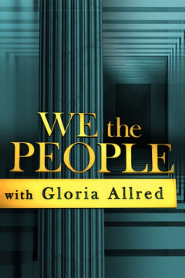 We the People with Gloria Allred poster background