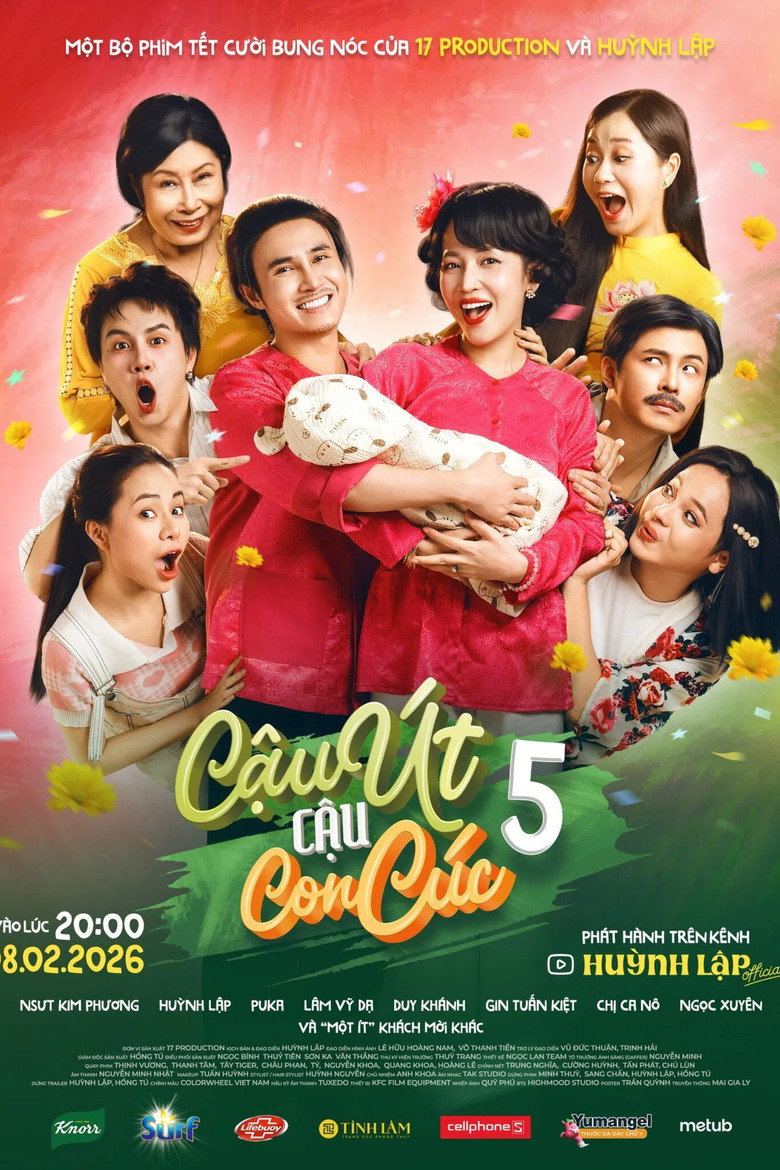 Cậu Út Cậu Con Cúc 5 poster background