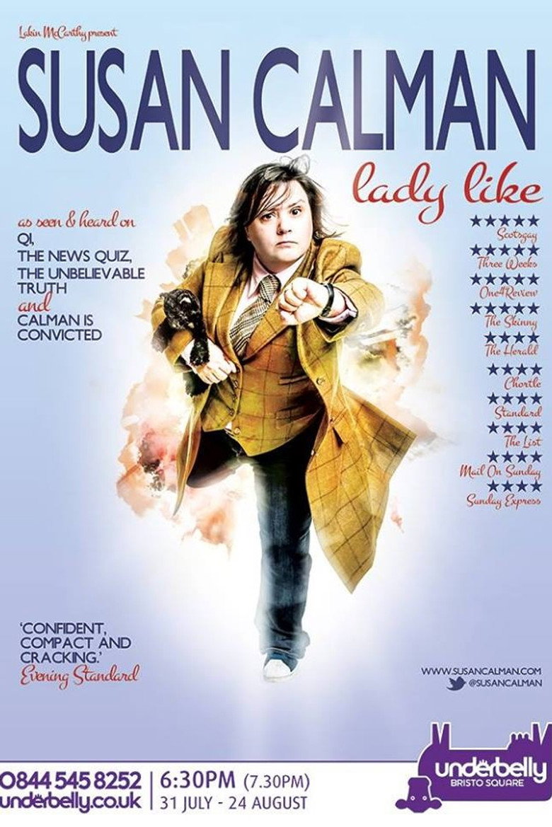 Susan Calman: Lady Like poster background