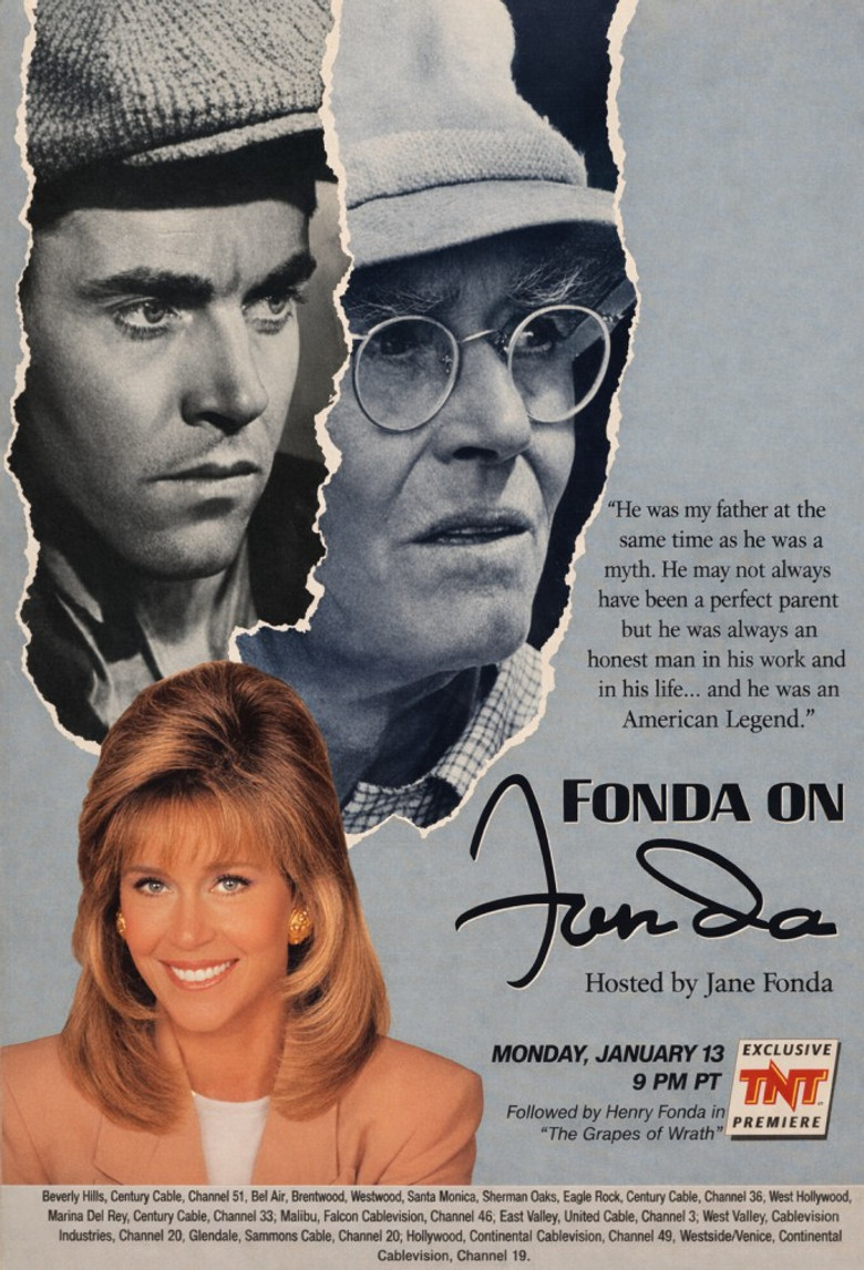 Fonda on Fonda poster background