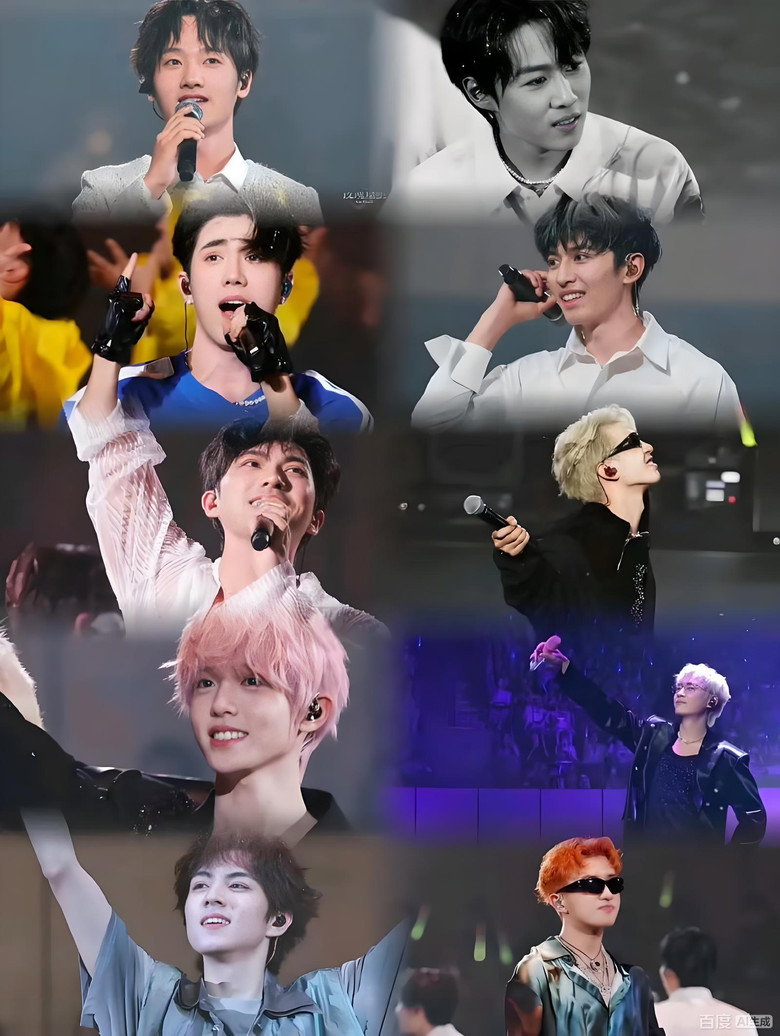 十个勤天巡回演唱会 poster background