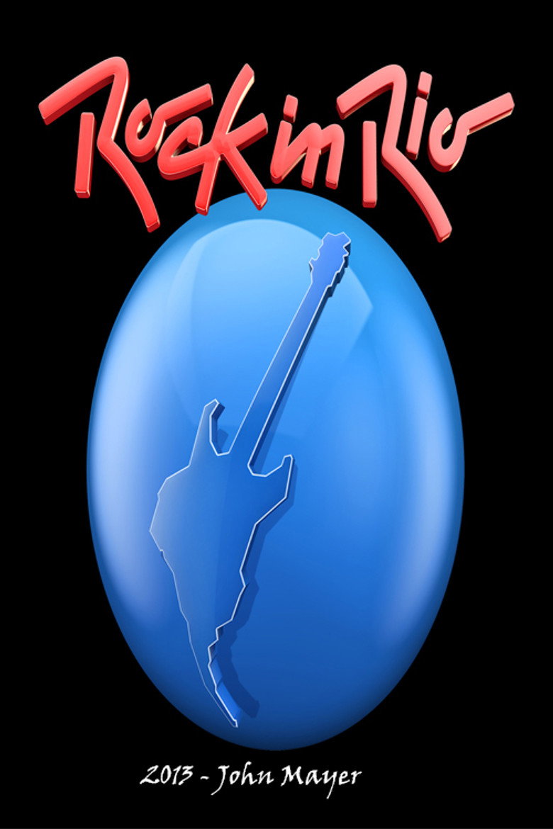 John Mayer: Rock In Rio 2013 poster background